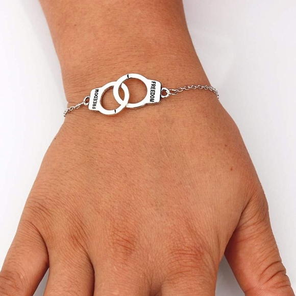 Freedom Handcuff Bracelet - Picture 2 of 4